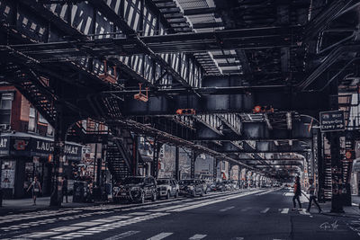 View of bridge in city