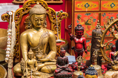 Statue of buddha in temple