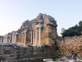 Low angle view of a temple