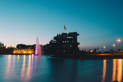 Silhouette town hall at sorocaba