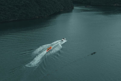 High angle view in hundred island, philippines