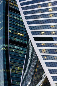 Modern office building in architectural skyscrapers like present day ivory towers