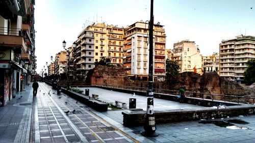 View of city street
