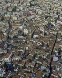 High angle view of townscape