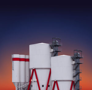 Smoke stack against sky