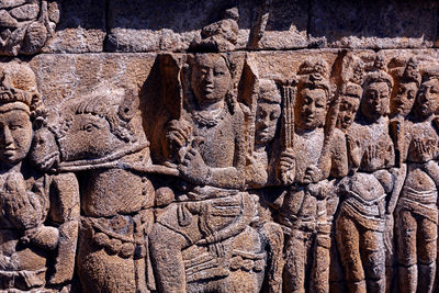 Full frame shot of stone wall