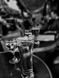 Close-up of drink on table