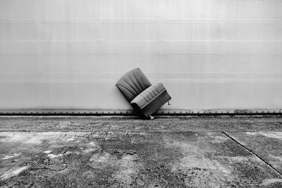 Empty benches in the dark