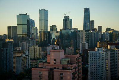 Skyscrapers in city