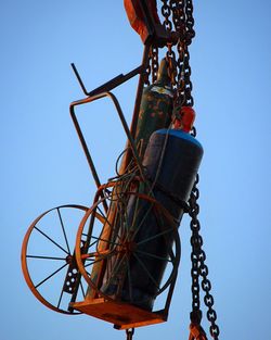 Low angle view of ferris wheel