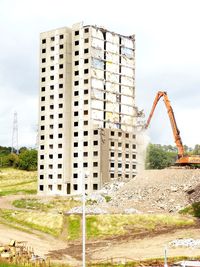 Low angle view of built structure