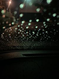 Raindrops on glass window