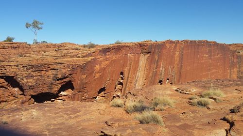 Rock formations in a desert