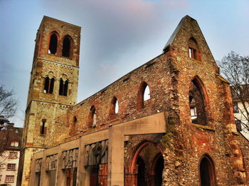 Low angle view of church