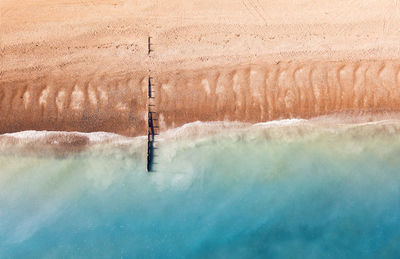 High angle view of swimming pool