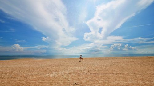 Man standing on beach