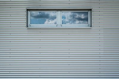 Close-up of window of house