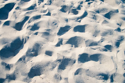 Full frame shot of sand at beach