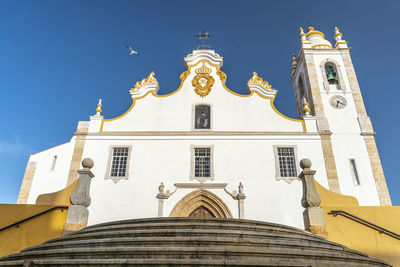 Low angle view of building against sky