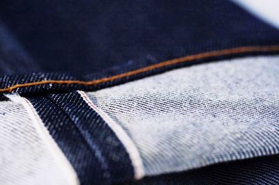 Close-up of jeans