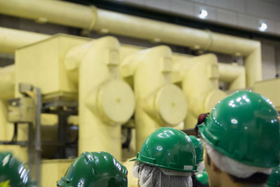 Close-up of balloons in factory