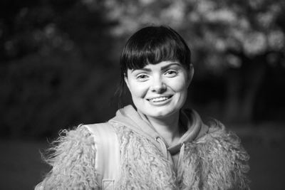 Portrait of a smiling young woman