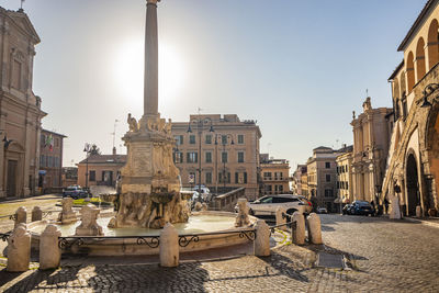 View of buildings in city