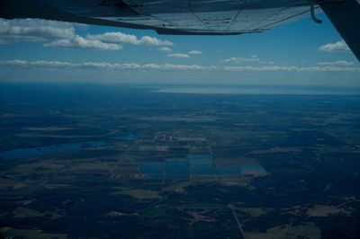 Aerial view of landscape