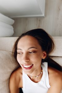 Close-up of young woman