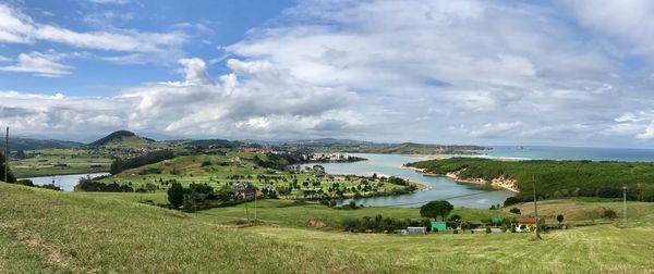 Scenic view of landscape against sky