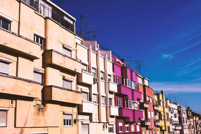 Residential buildings against sky