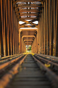 View of railway bridge