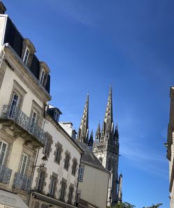 Low angle view of building against sky