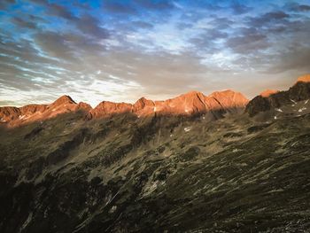 Sunrise in the mountains