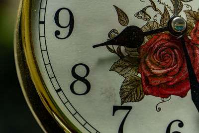 Close-up of clock