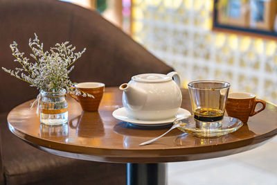 Close-up of drink on table