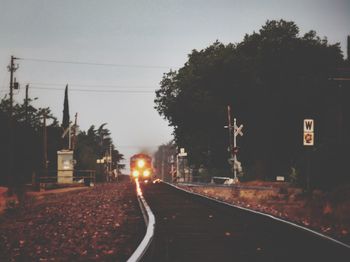 View of road against sky