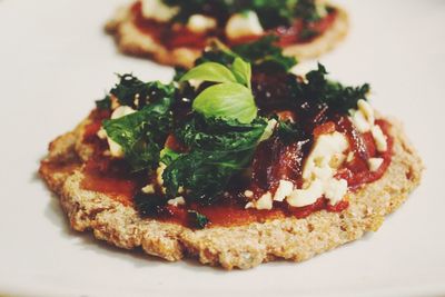 Close-up of food in plate