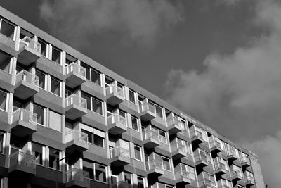 Low angle view of building against sky