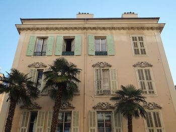 Low angle view of building against sky