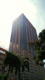 Low angle view of modern building