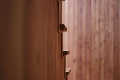 Close-up of wooden door