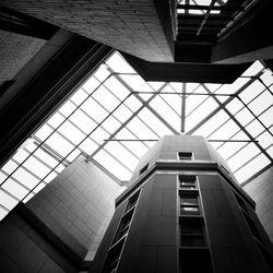 Low angle view of modern building