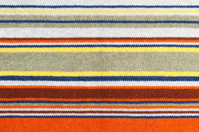 Closeup of colored knitted wool texture. fabric multicolor background