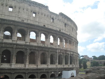 Low angle view of historic building