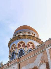 Low angle view of historical building against sky