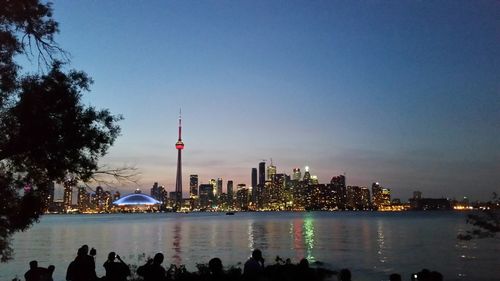 City skyline against sky