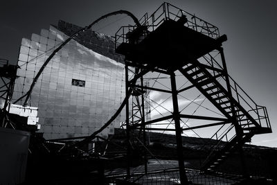 Low angle view of built structure against sky