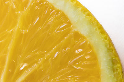 Detail shot of lemon
