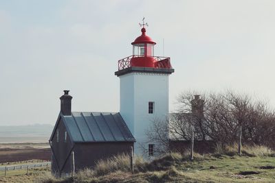 Lighthouse against sky